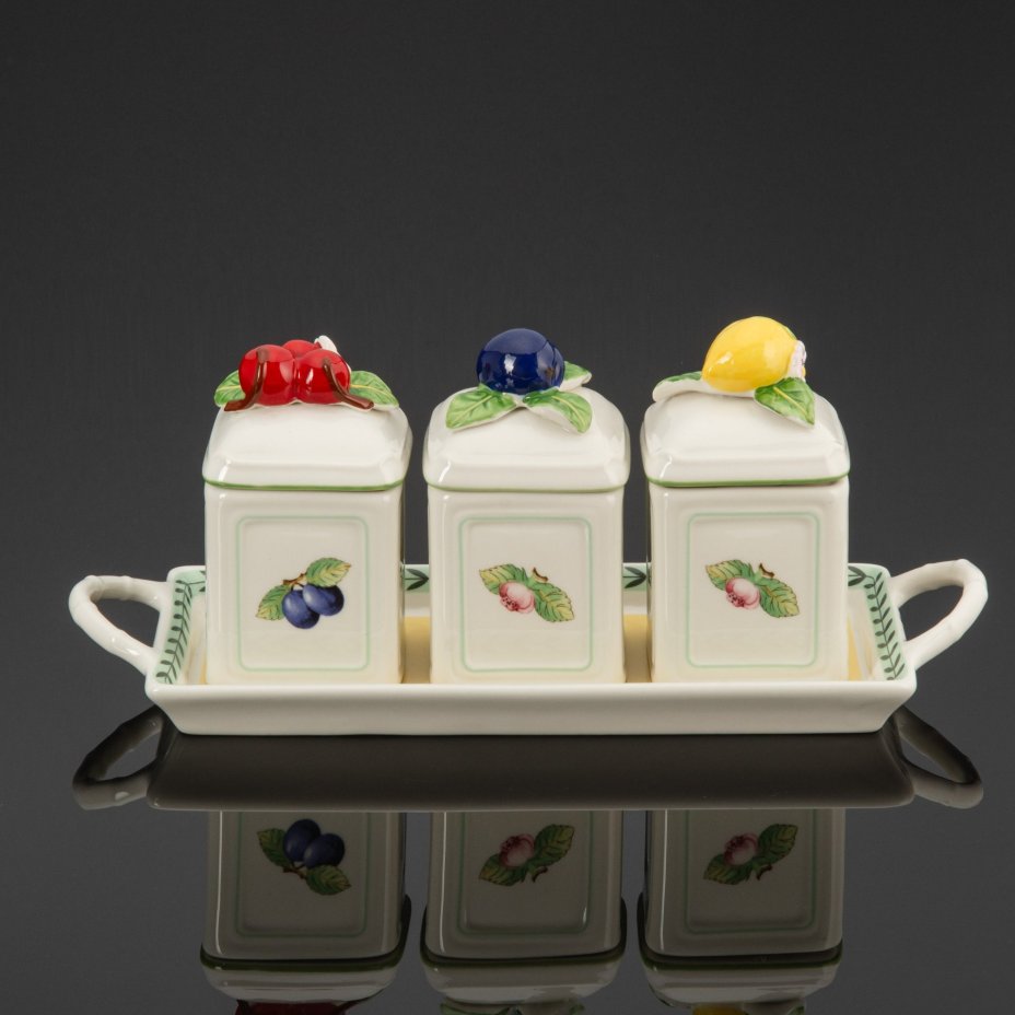 Набор для подачи джемов на подносе, коллекция French Garden, Villeroy & Boch
