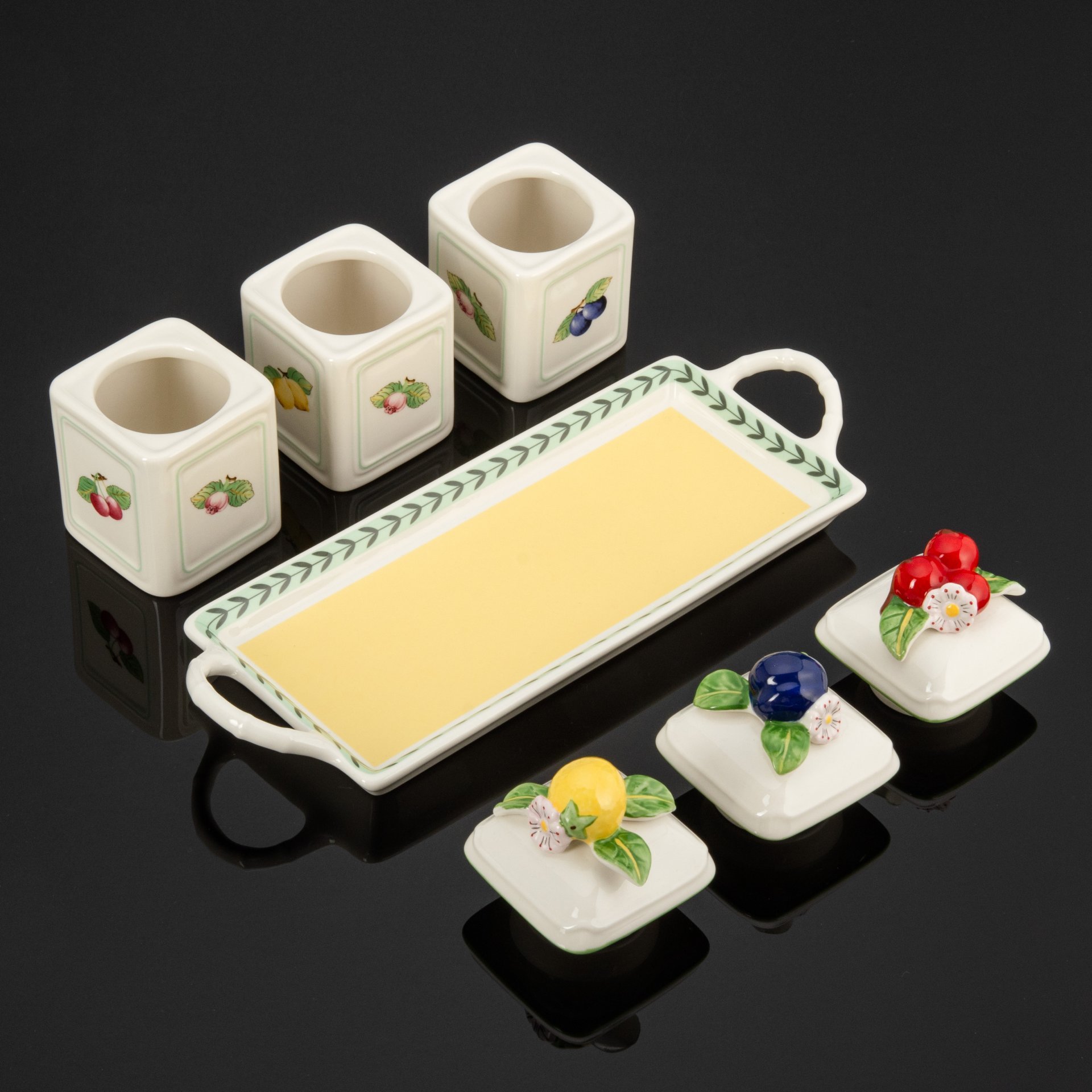 Набор для подачи джемов на подносе, коллекция French Garden, Villeroy & Boch