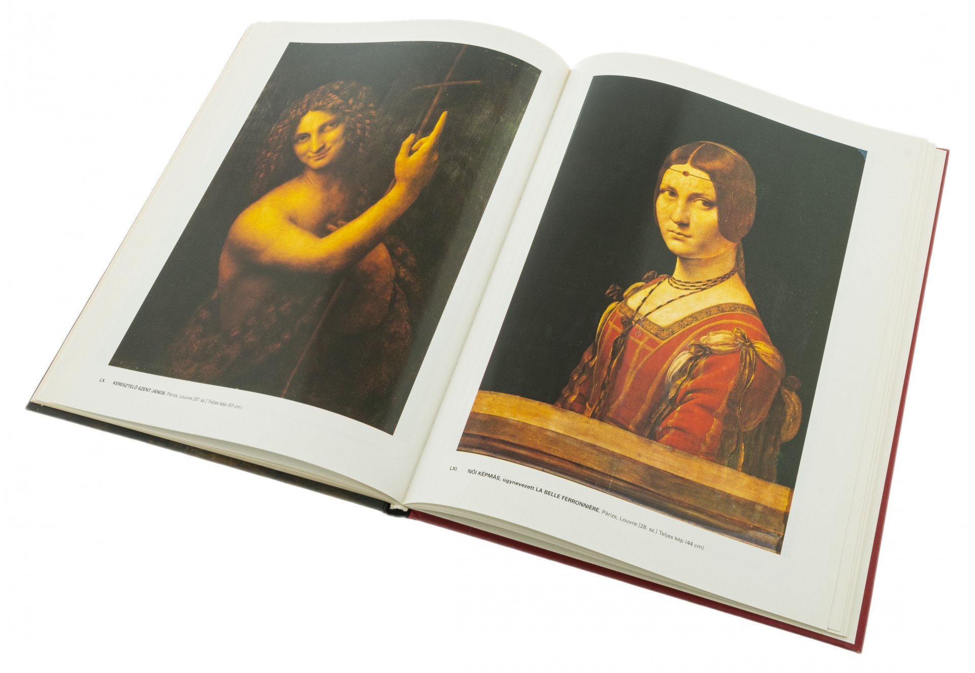 Альбом "Leonardo da Vinci" на венгерском языке, бумага, печать, "Corvina", Будапешт, Венгрия, 1989 г.