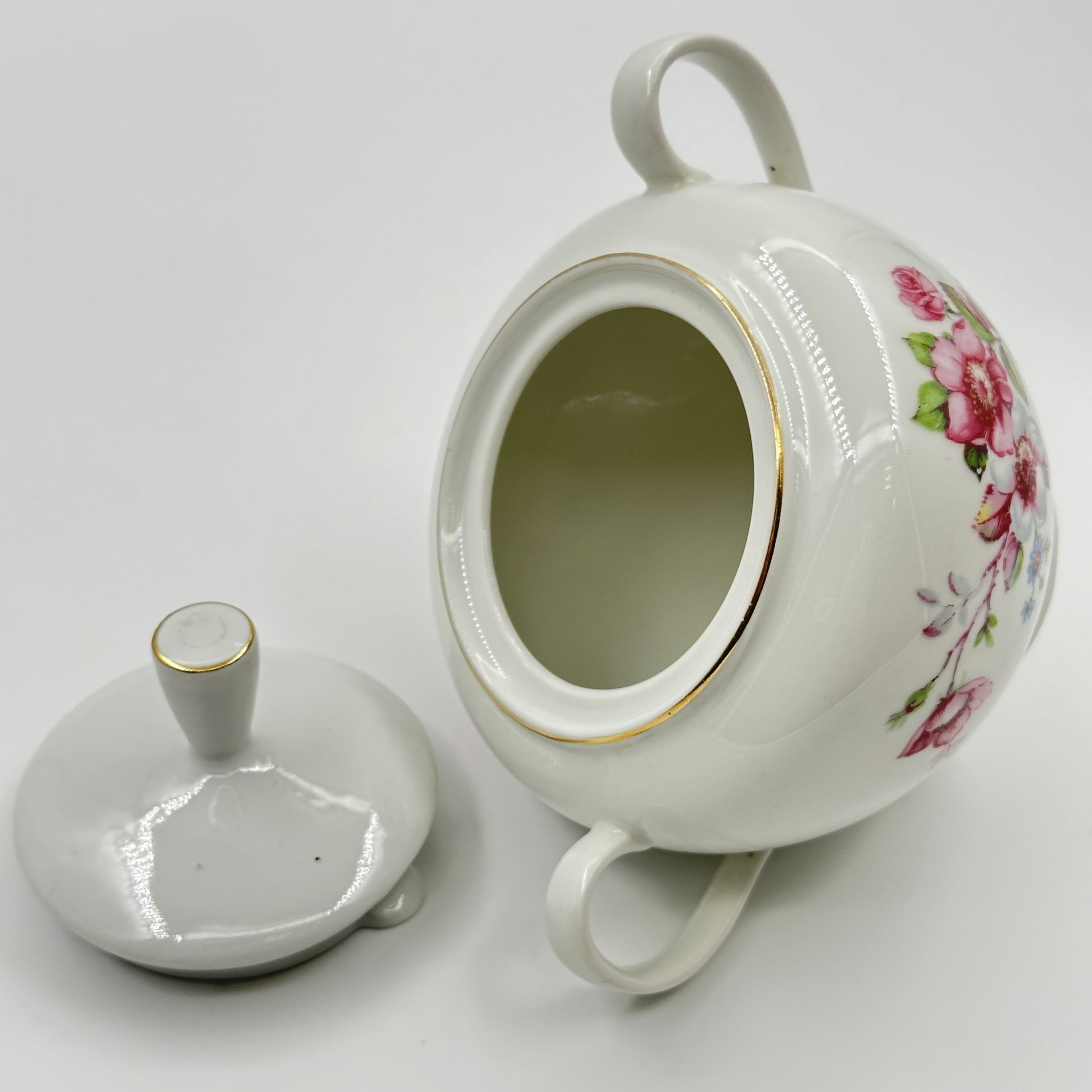 Сахарница с цветочным декором, Friedrich Kaestner