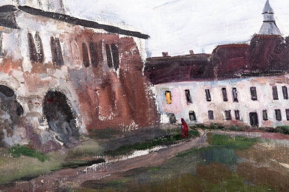 Картина "Соловецкий кремль", автор Александра Викторовна Жирмунская (род. в 1949 году)