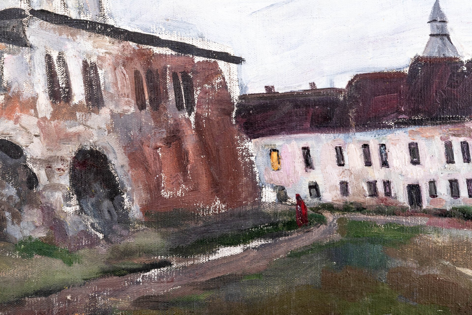 Картина "Соловецкий кремль", автор Александра Викторовна Жирмунская (род. в 1949 году)