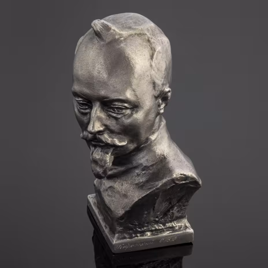 Бюст Феликса Эдмундовича Дзержинского, скульптор А. Мурзин