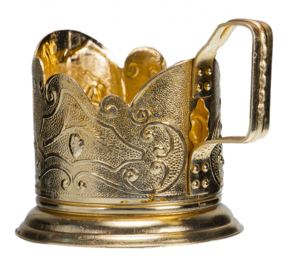 Подстаканник "Добыча", алюминий, г. Иркутск, СССР, 1970-1980 гг.
