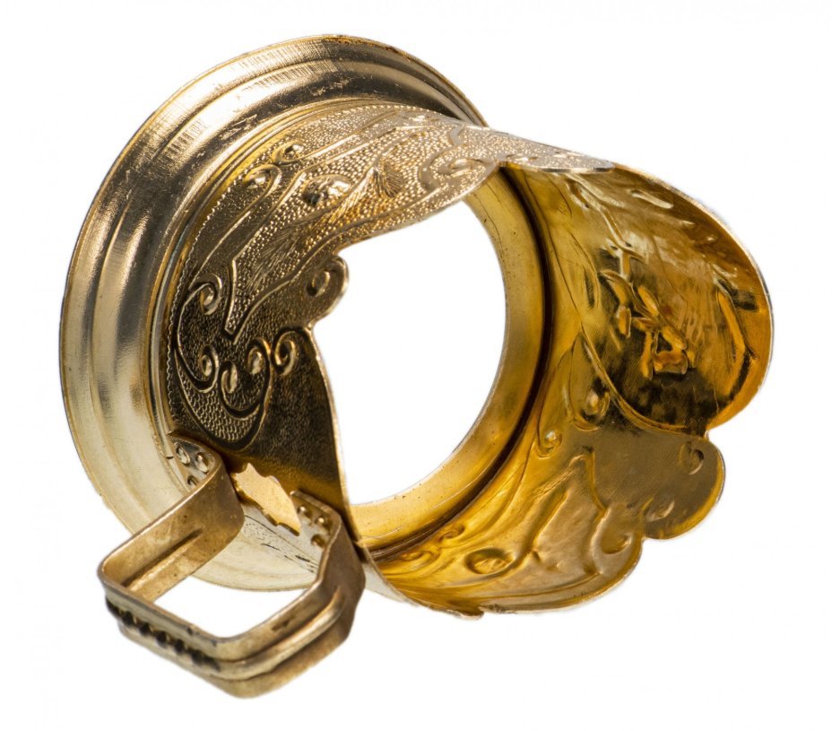 Подстаканник "Добыча", алюминий, г. Иркутск, СССР, 1970-1980 гг.