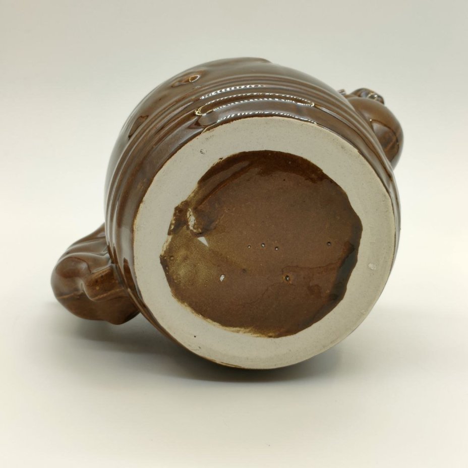 Кувшин "Медвежья бочка", фаянс, глазурь, Ангарский керамический завод, СССР, 1960-1980 гг.