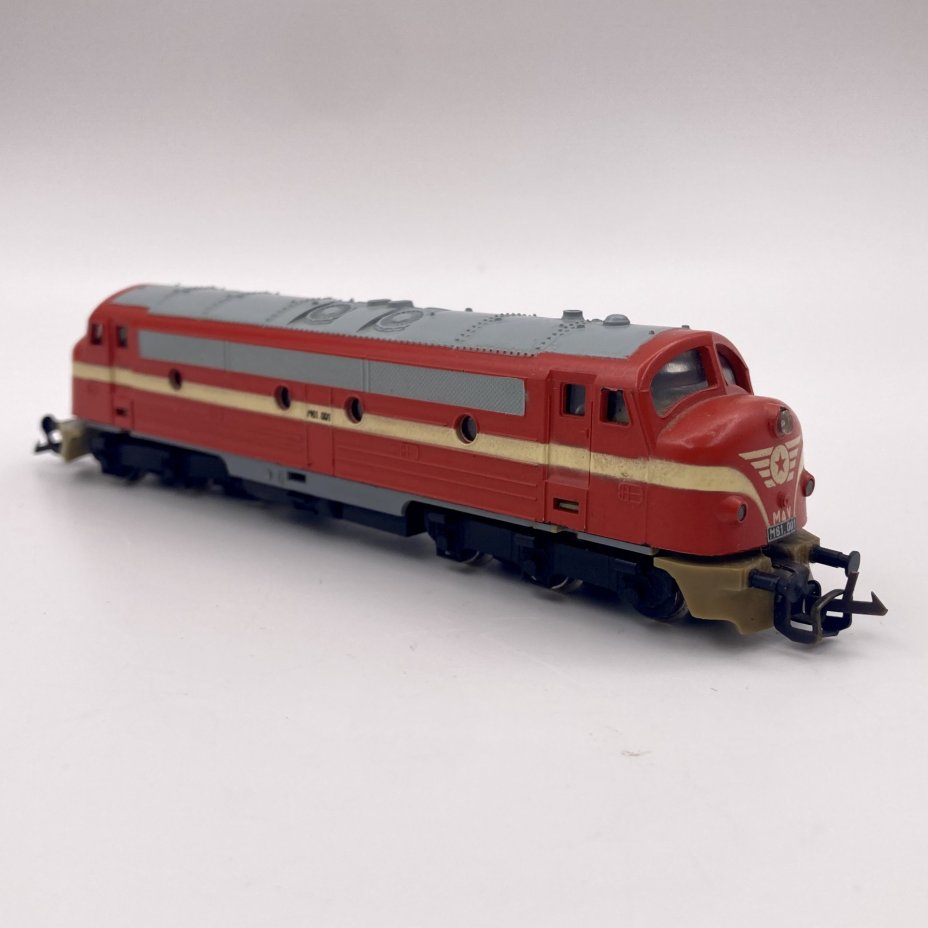 Модель железнодорожного локомотива "MAV G1152" в оригинальной коробке, Zeuke  Bahnen, металл, пластик, картон, печать