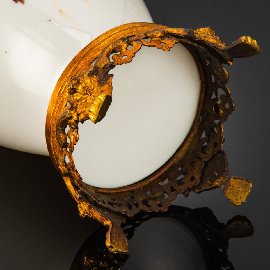 Ваза для цветов на металлической подставке "Прогулка на яхте"