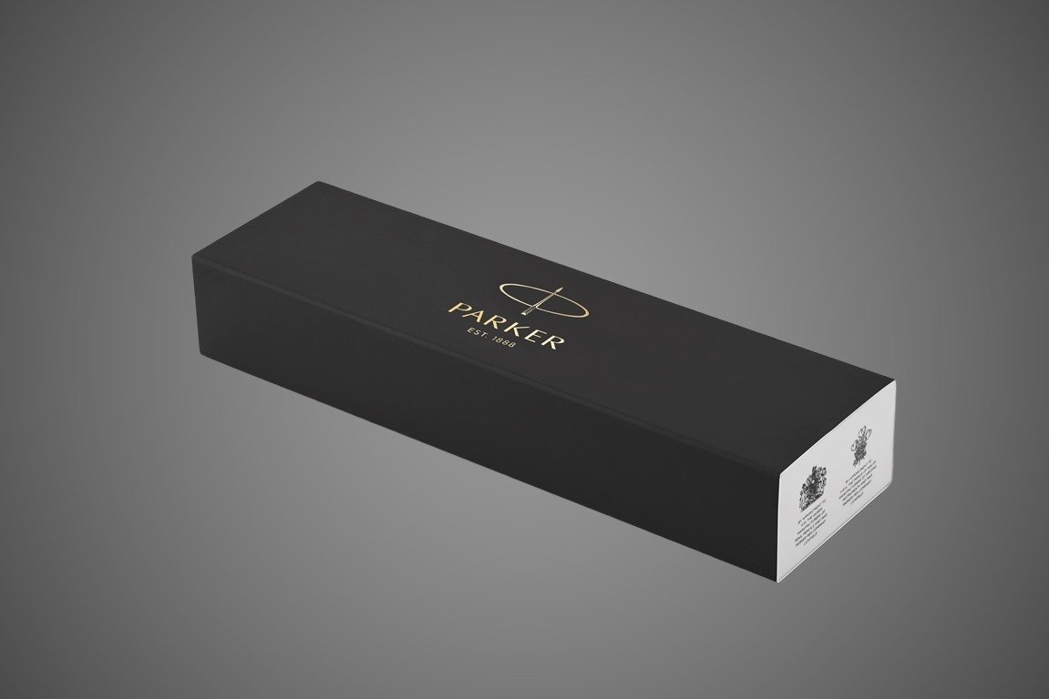 Шариковая ручка Parker IM Stainless Steel CT, стержень: M, цвет чернил: blue, в подарочной упаковке., Пластик и полимеры: пластик, сталь, хром