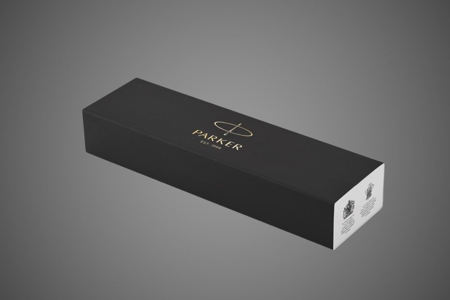 Шариковая ручка Parker IM Stainless Steel CT, стержень: M, цвет чернил: blue, в подарочной упаковке., Пластик и полимеры: пластик, сталь, хром