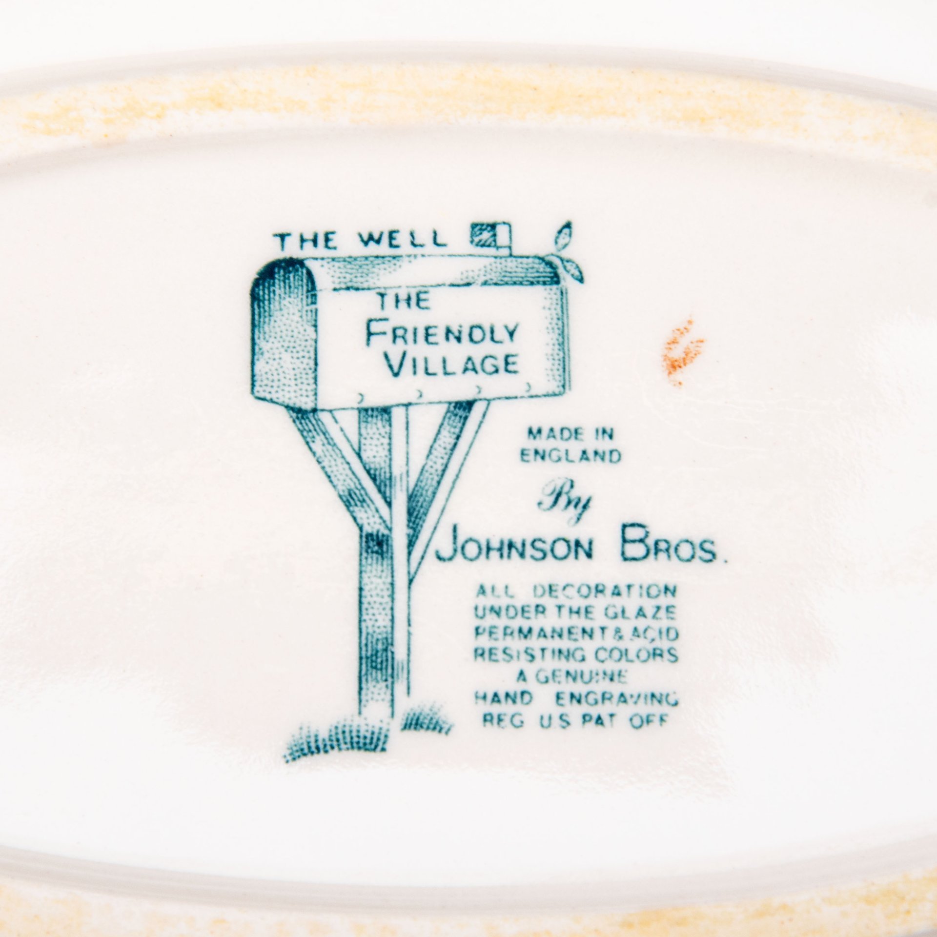 Набор обеденный "The Friendly village" на 3 персоны, фарфор, деколь, Johnson Brothers, Johnson Brothers