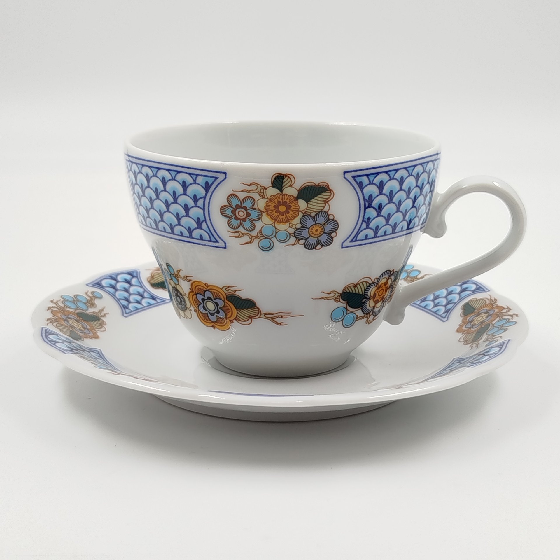 Пара чайная, украшенная цветочным декором, Kahla