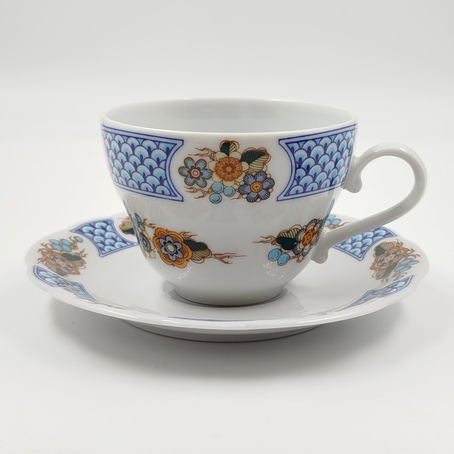 Пара чайная, украшенная цветочным декором, Kahla