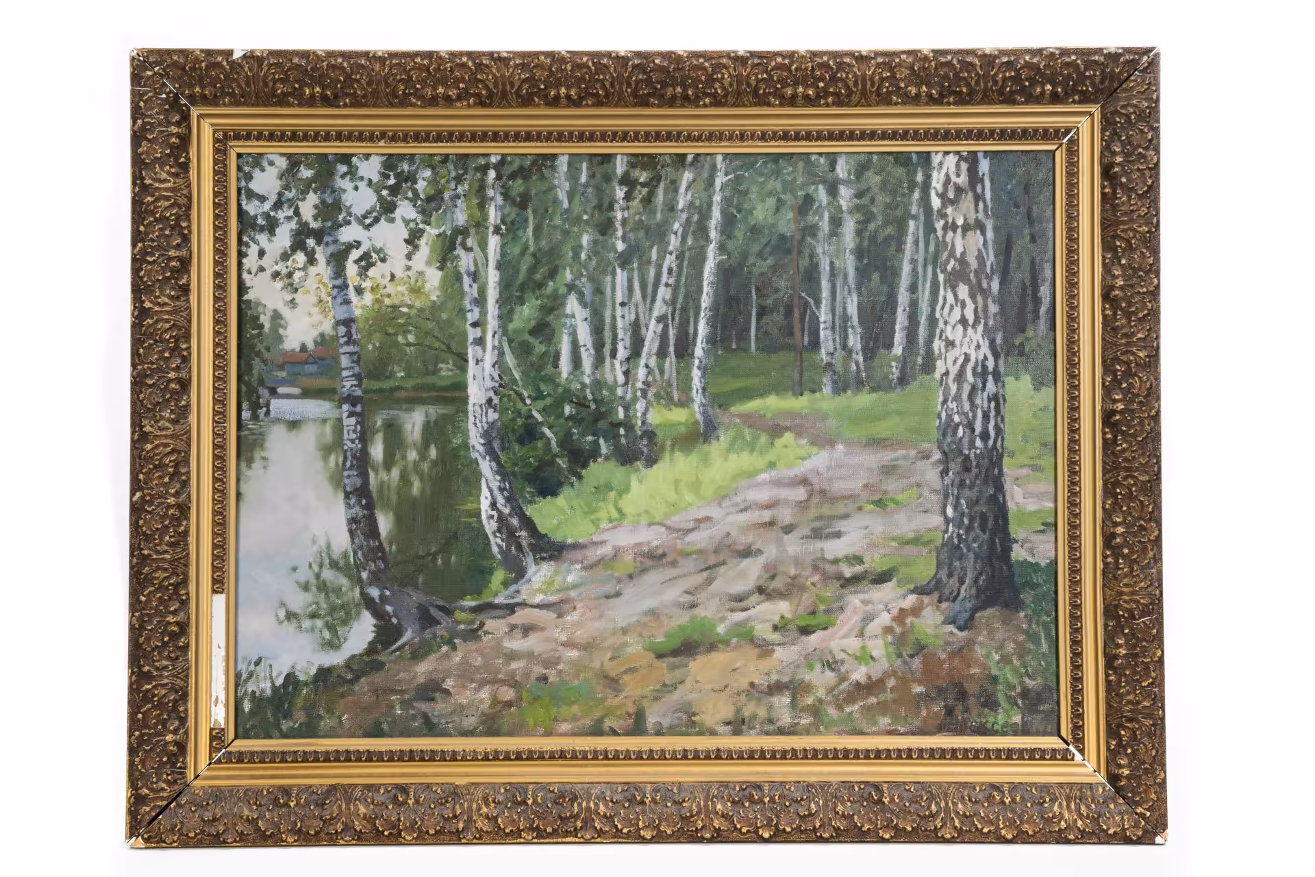 Картина "Захарово", художник В.Р. Алексеев