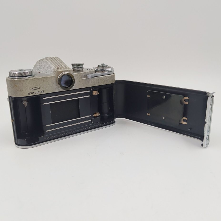 Фотоаппарат "Кристалл" с объективом "Индустар-50" в оригинальном кофре, металл, стекло, пластик, кожа, Красногорский механический завод (КМЗ), Красногорский механический завод (КМЗ)