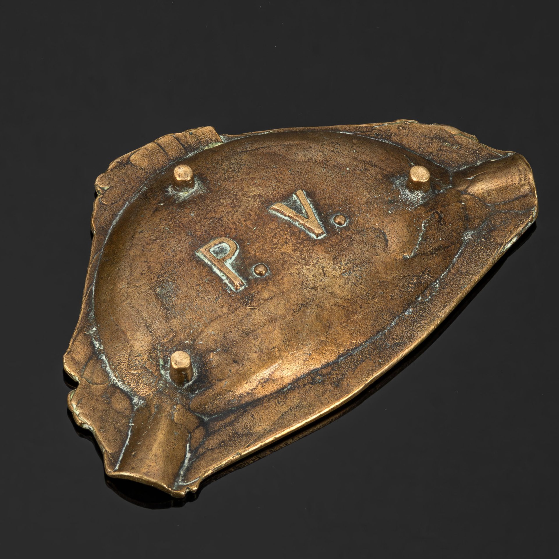 Пепельница в стиле модерн "Дама с бокалом игристого вина", бронза, литье, Западная Европа, 1920-1930 гг.