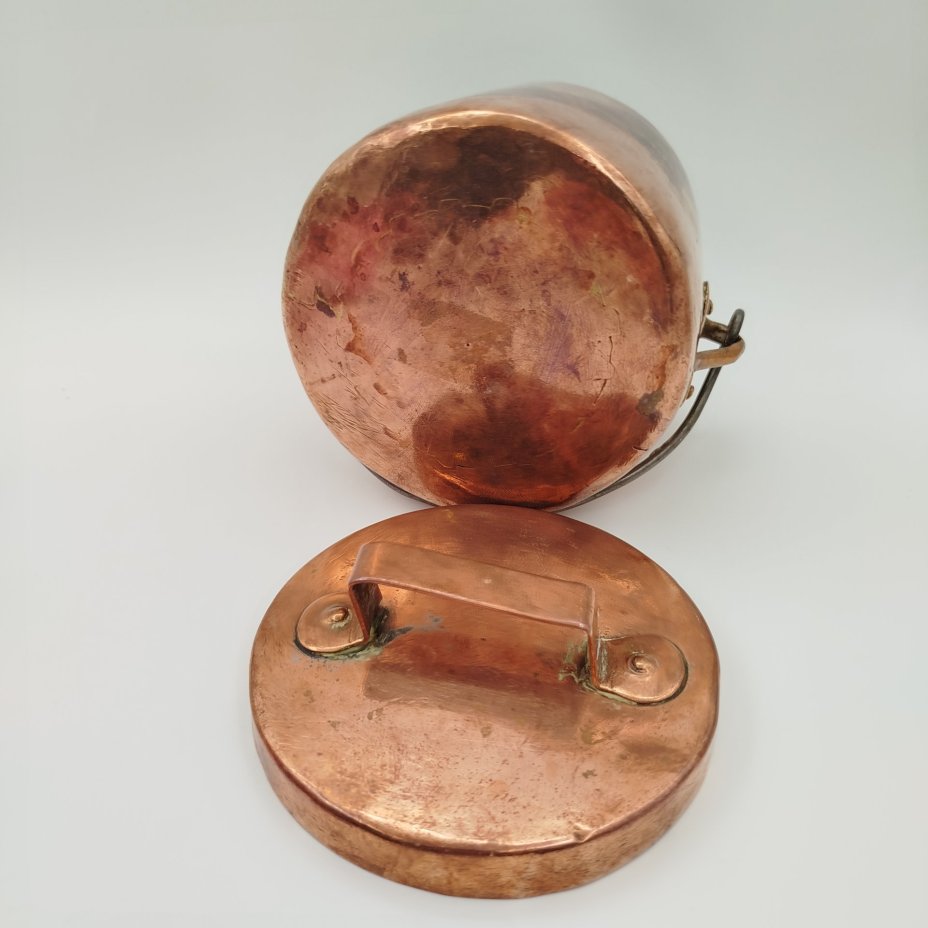 Котелок винтажный с крышкой