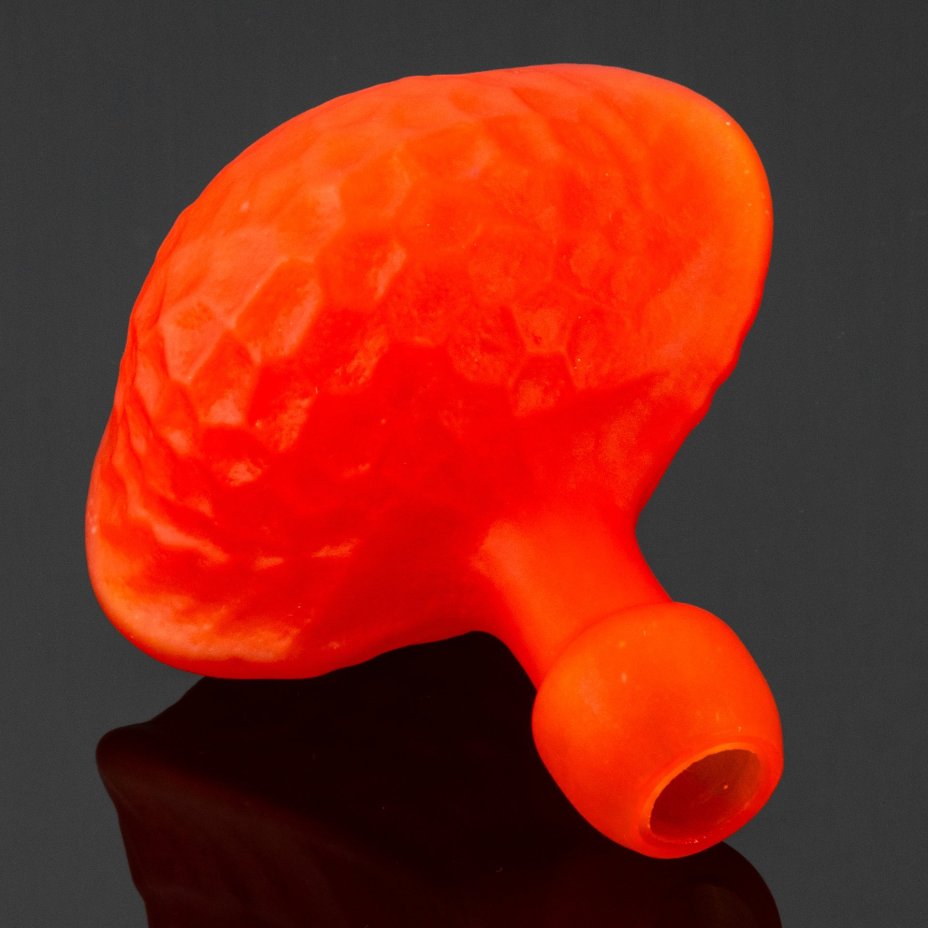 Ваза миниатюрная оранжевого оттенка в стиле модерн