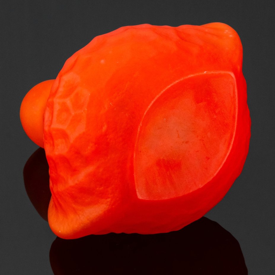 Ваза миниатюрная оранжевого оттенка в стиле модерн