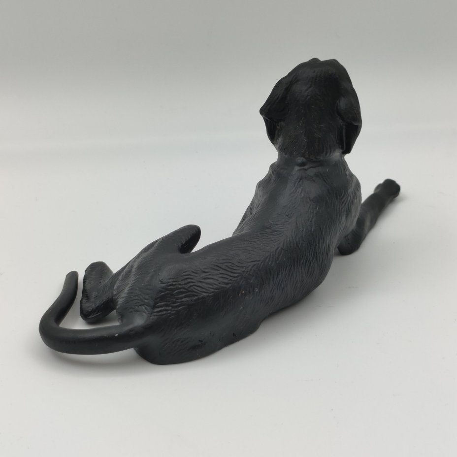 Скульптура "Пойнтер", автор модели Н.И. Либерих, чугун, литье, крашение, Каслинский чугунолитейный завод (Касли), СССР, 1970-1990 гг.