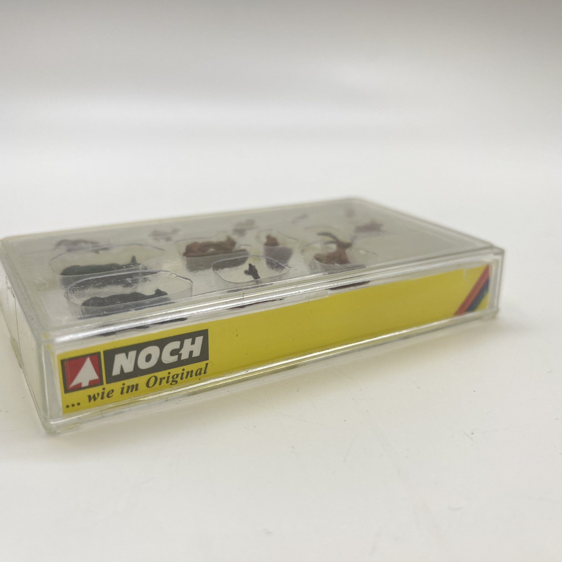 Набор Waldtiere (дикие животные) в оригинальной упаковке для модели железной дороги, Noch, пластик, Германия, 1980-2000 гг.