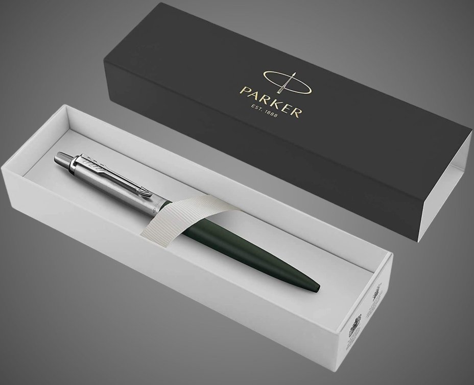 Шариковая ручка Parker Jotter XL, Green CT, стержень: M, Металлы: нержавеющая сталь
