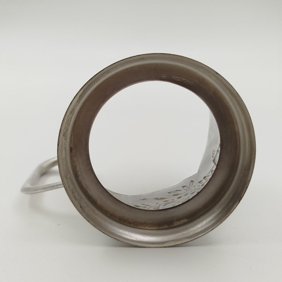 Подстаканник "МГУ", мельхиор (медь-никель), Московская ювелирная фабрика, СССР, 1963 г.