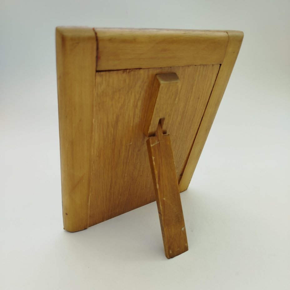 Фоторамка прямоугольной формы, дерево, карельская береза, Артель «Идеал», СССР, 1945-1960 гг.