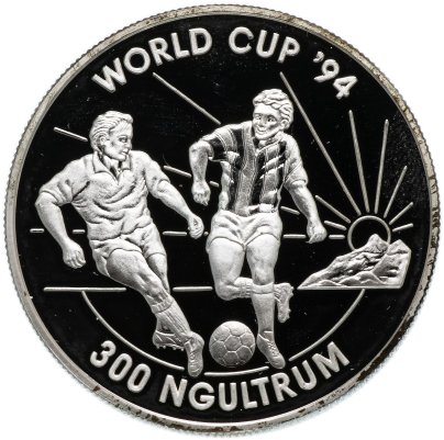 Бутан 300 нгултрум 1992 "Чемпионат мира по футболу"