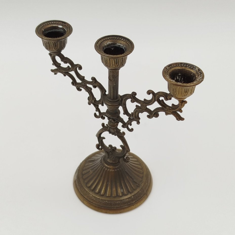 Канделябр миниатюрный на три свечи
