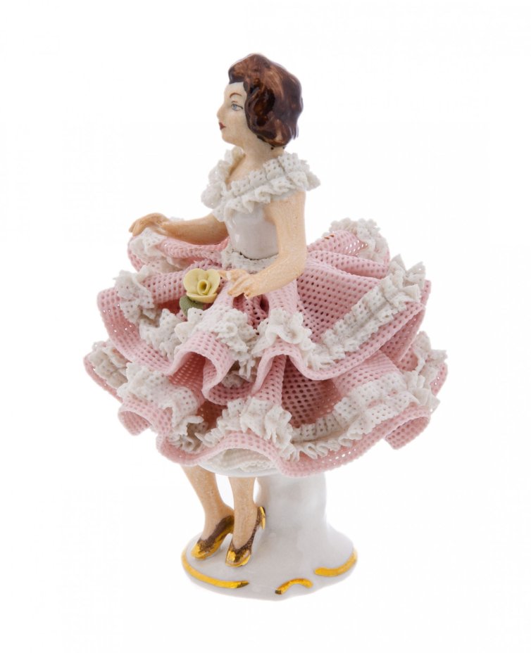 Статуэтка "Юная леди", фарфор, роспись,  Германия, 1950-1980 гг.