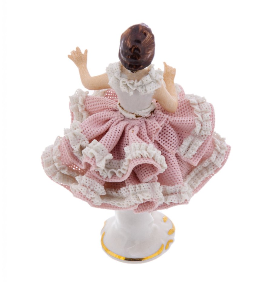 Статуэтка "Юная леди", фарфор, роспись,  Германия, 1950-1980 гг.