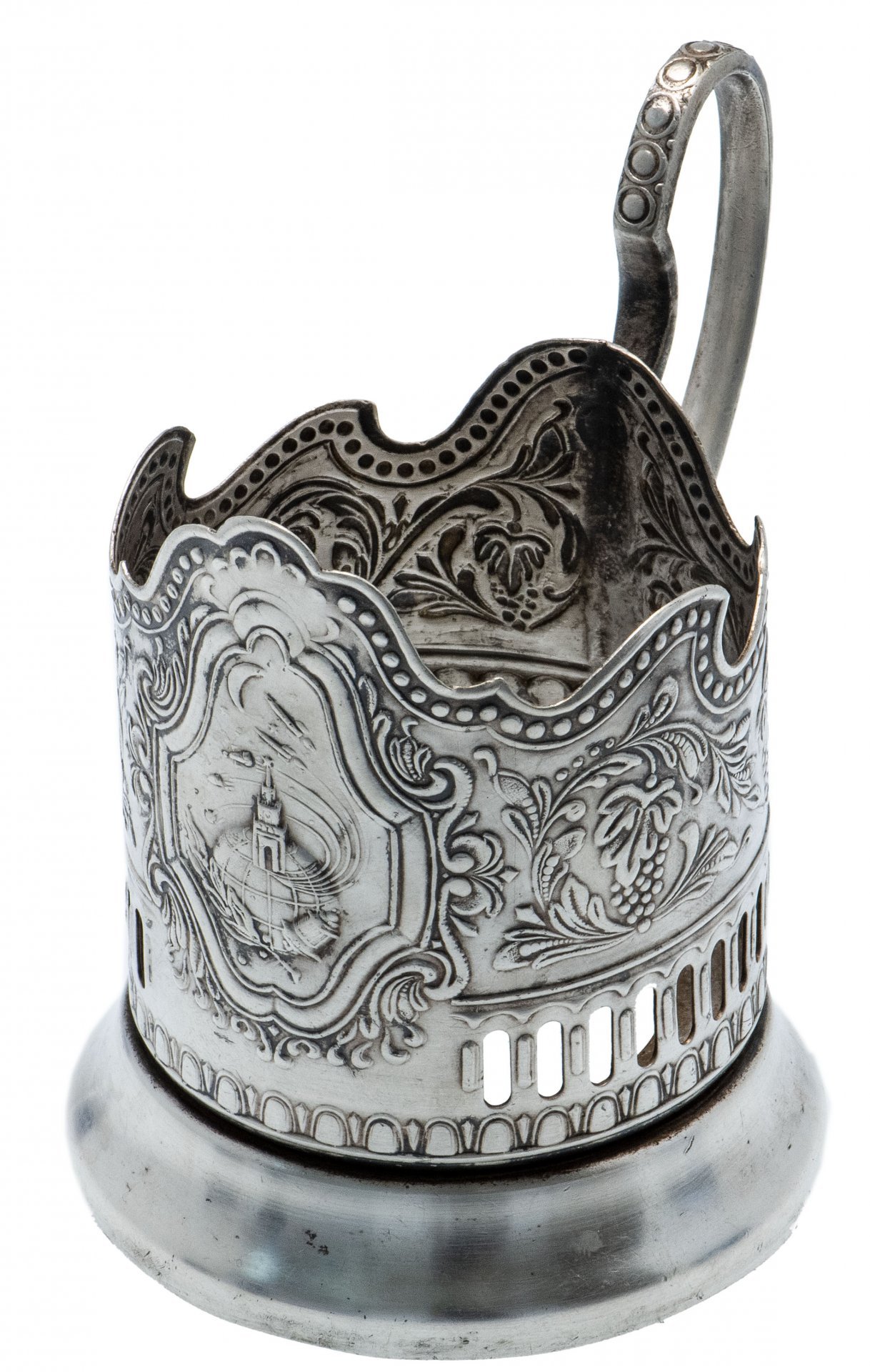Подстаканник "Советский космос" Кольчугино 1974-1976гг