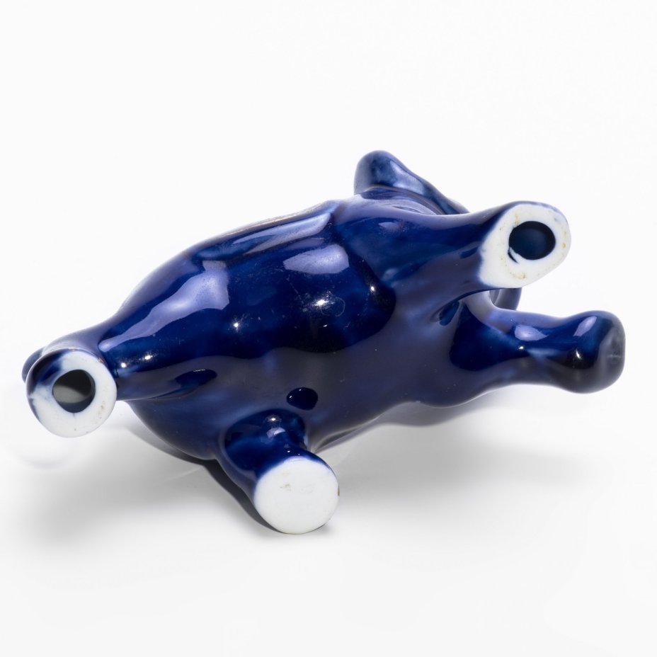Статуэтка "Слон ", фарфор, кобальт, золочение, Китай, 1991-2015 гг.