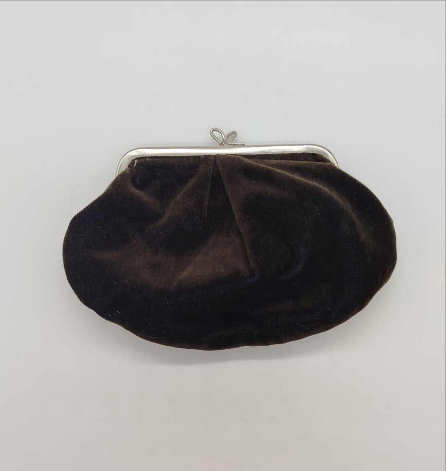 Клатч (сумка) женский, ткань, металл, искусственная кожа, СССР, 1980-1990 гг.