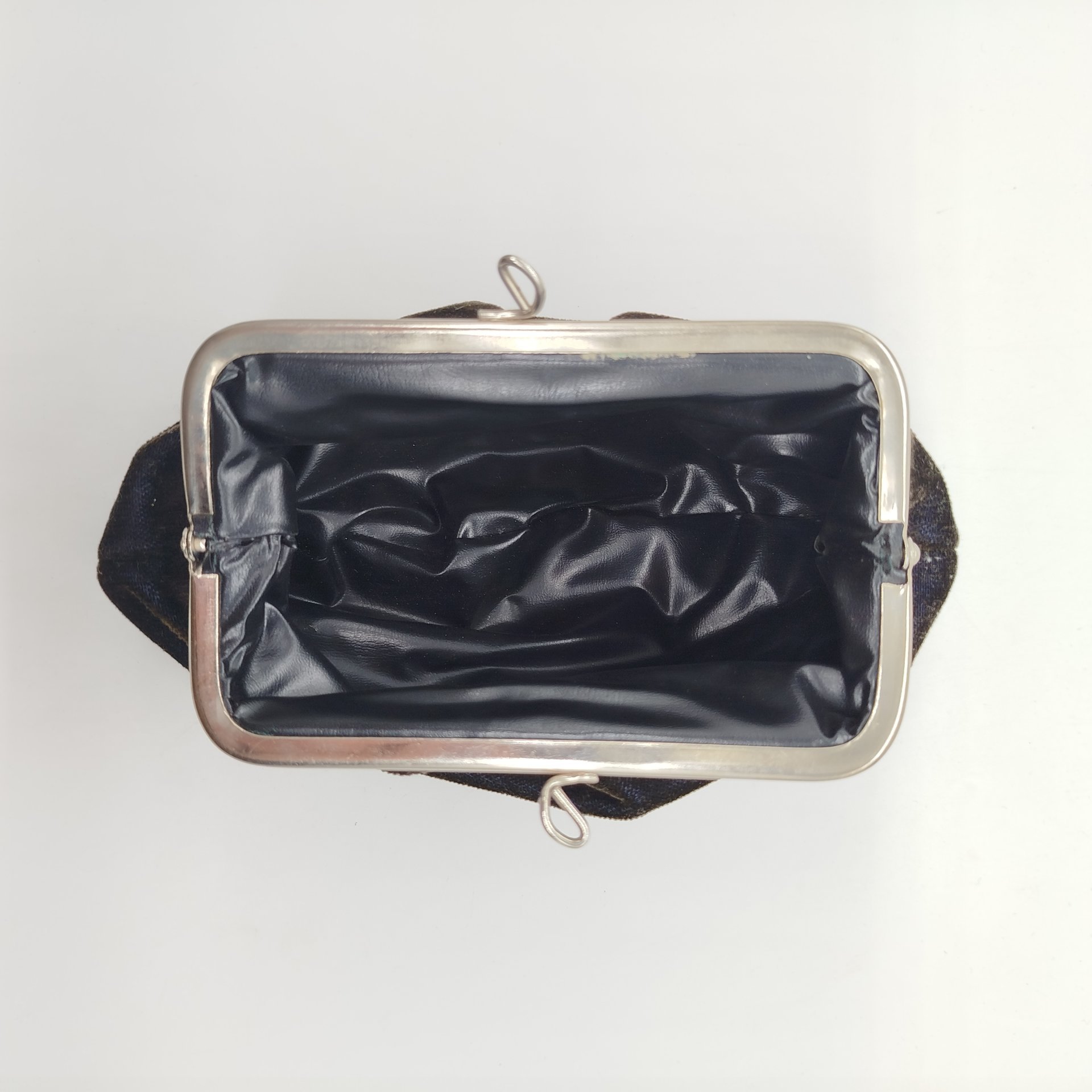 Клатч (сумка) женский, ткань, металл, искусственная кожа, СССР, 1980-1990 гг.