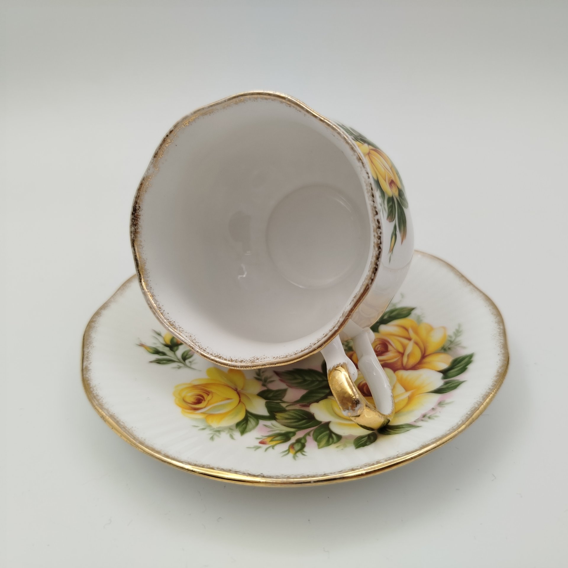 Кофейная пара с цветочным декором, Royal Dover