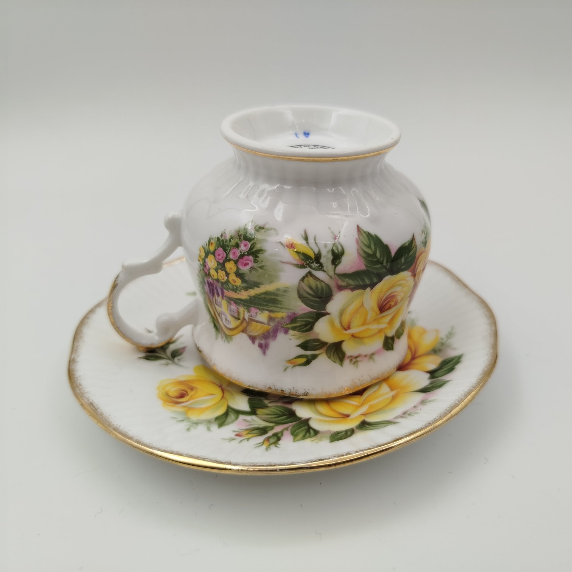 Кофейная пара с цветочным декором, Royal Dover