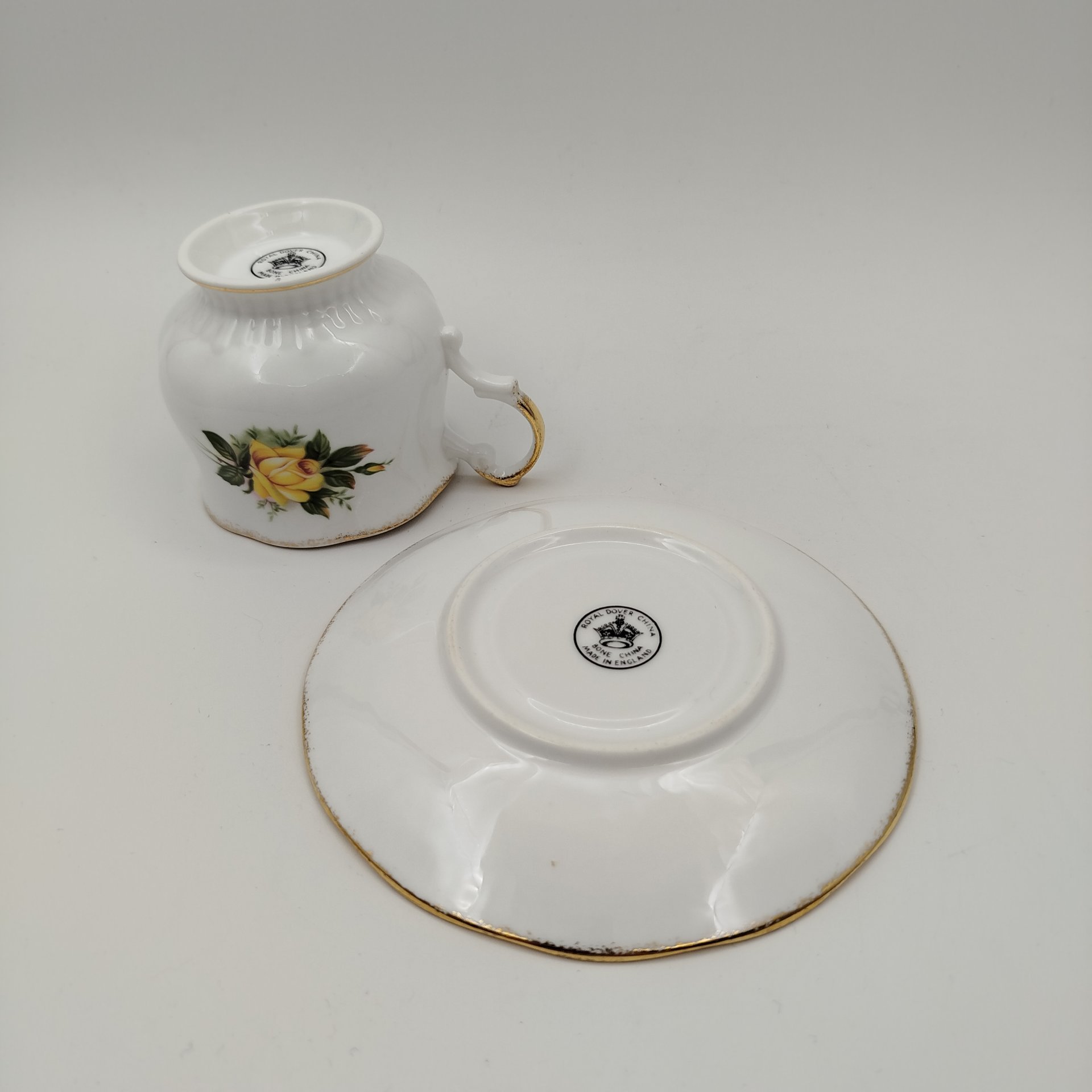 Кофейная пара с цветочным декором, Royal Dover