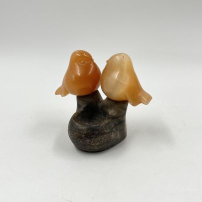 Подставка под кольца "Лазаревки", натуральный камень, селенит, Россия, 2000 г.