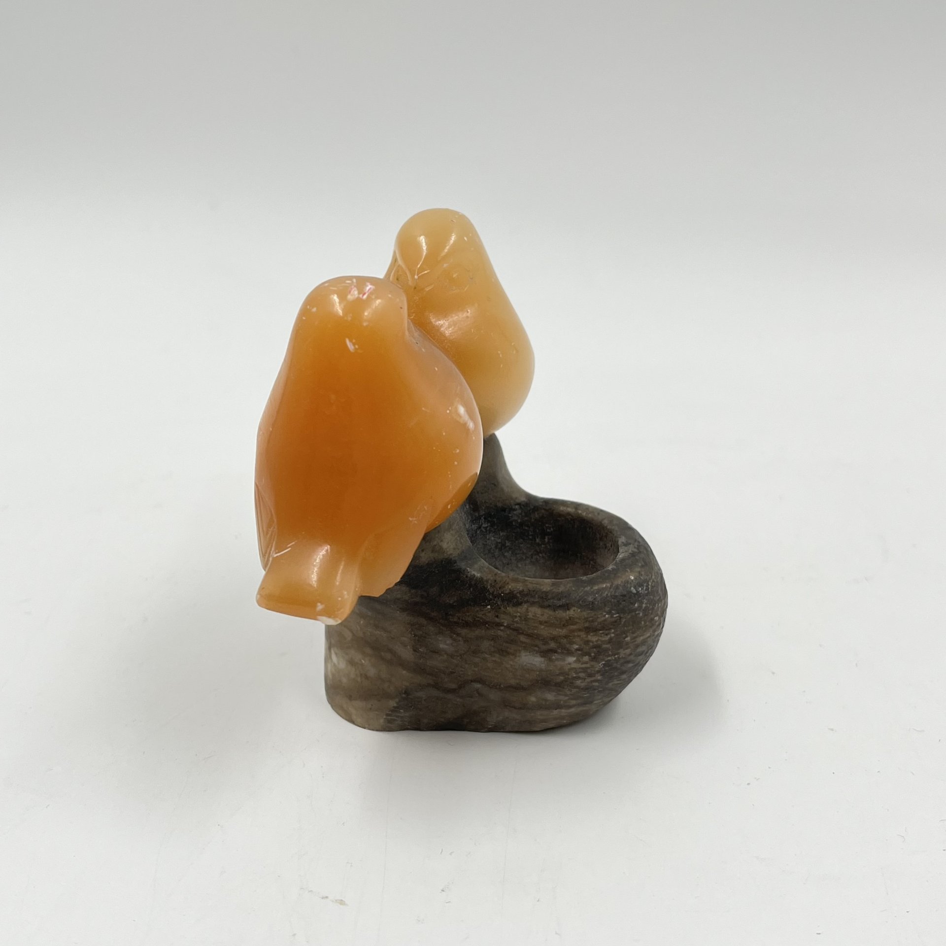 Подставка под кольца "Лазаревки", натуральный камень, селенит, Россия, 2000 г.