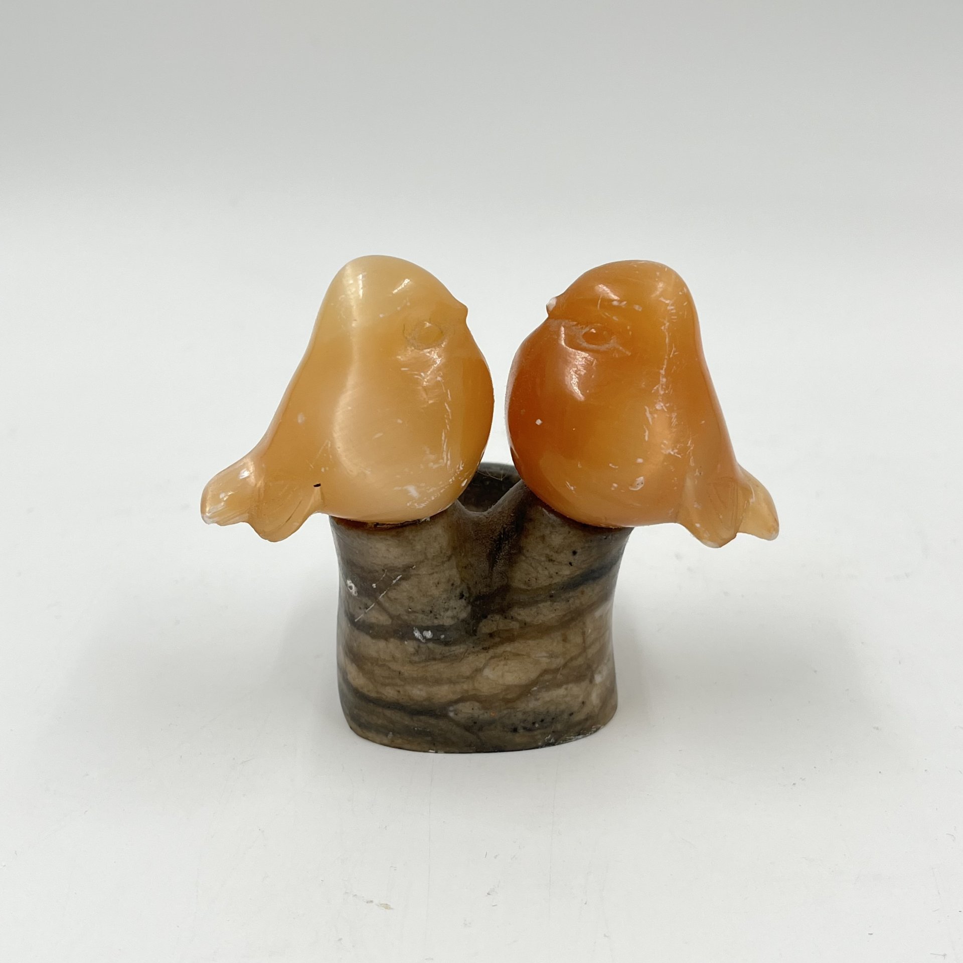 Подставка под кольца "Лазаревки", натуральный камень, селенит, Россия, 2000 г.