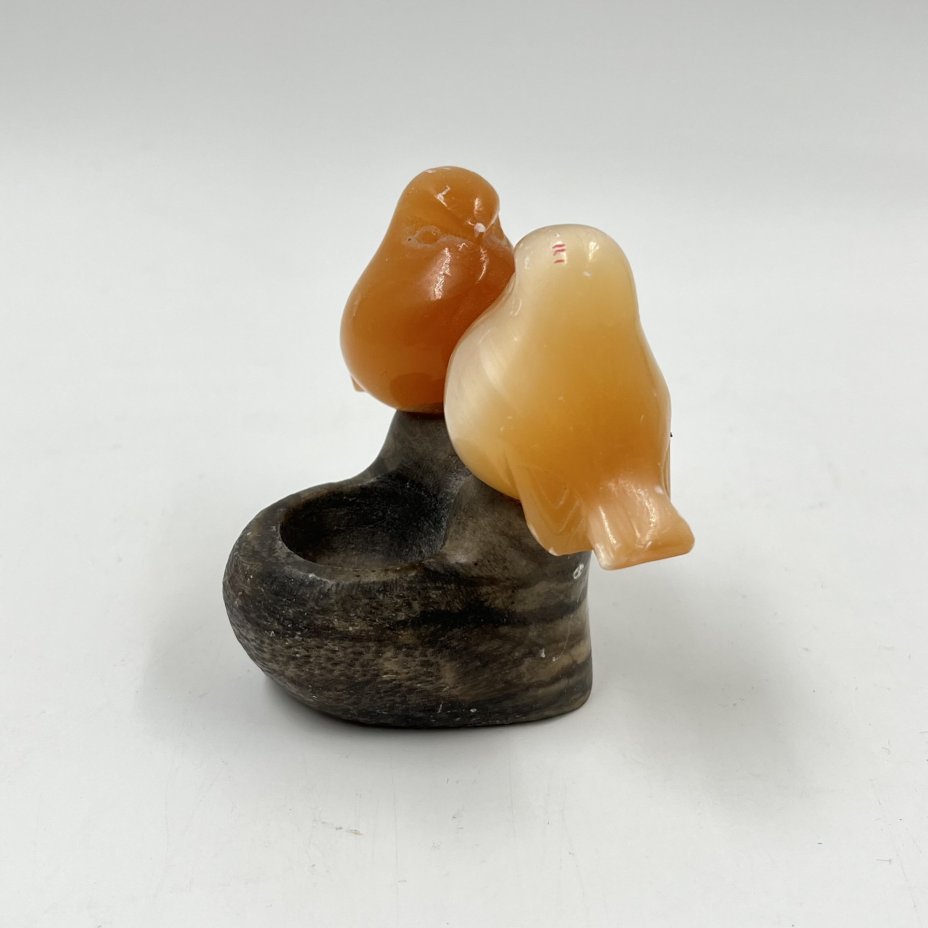 Подставка под кольца "Лазаревки", натуральный камень, селенит, Россия, 2000 г.