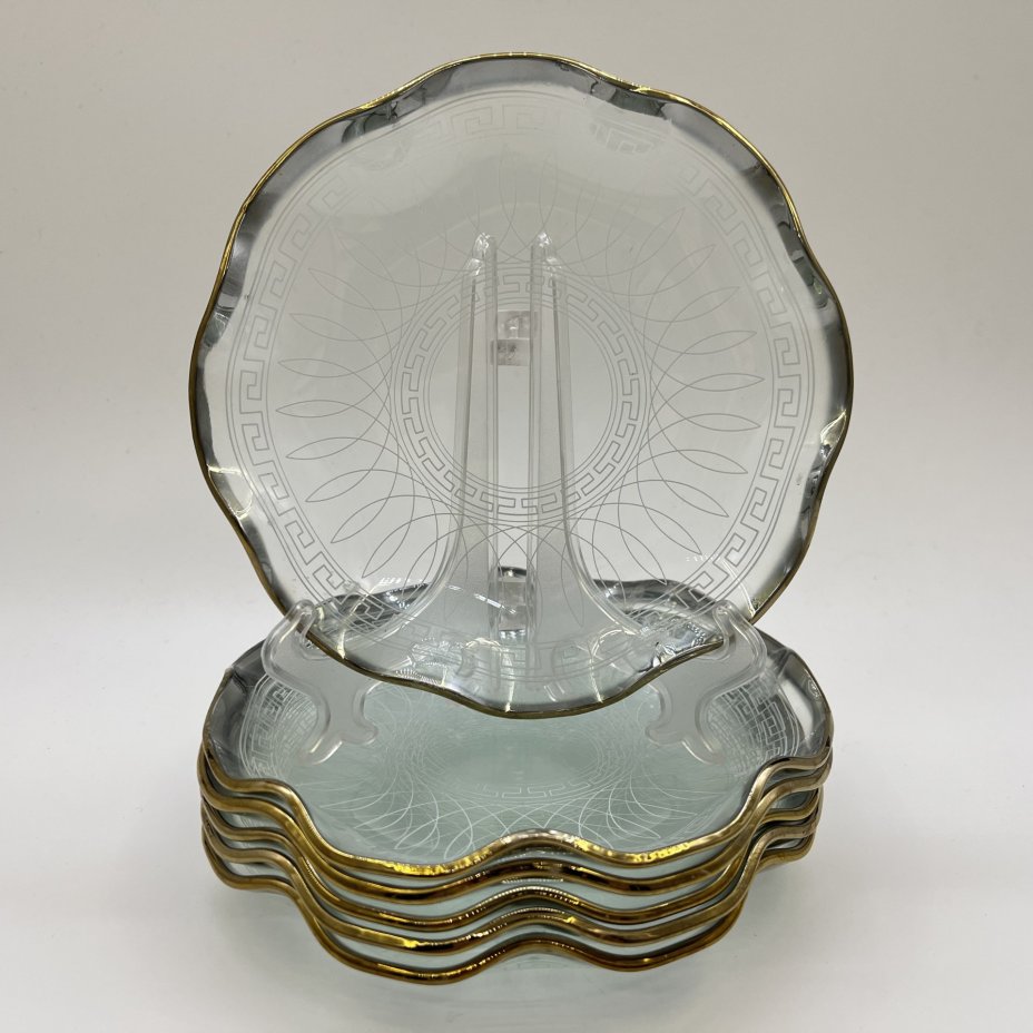 Набор сервировочных тарелок на 6 персон (для подачи десерта)