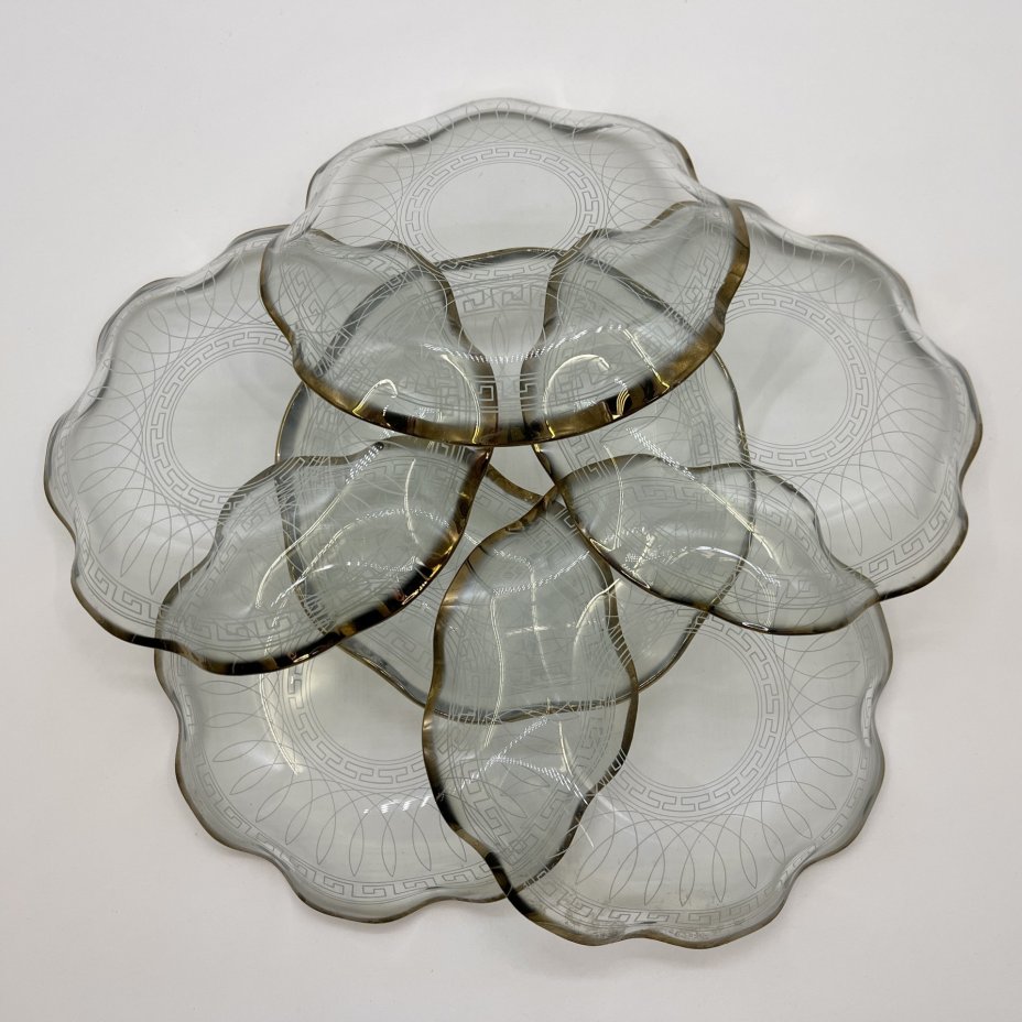 Набор сервировочных тарелок на 6 персон (для подачи десерта)