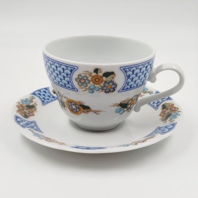 Пара чайная, украшенная цветочным декором, Kahla