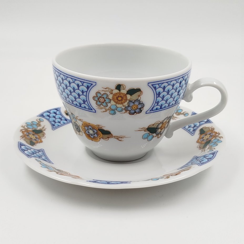 Пара чайная, украшенная цветочным декором, Kahla