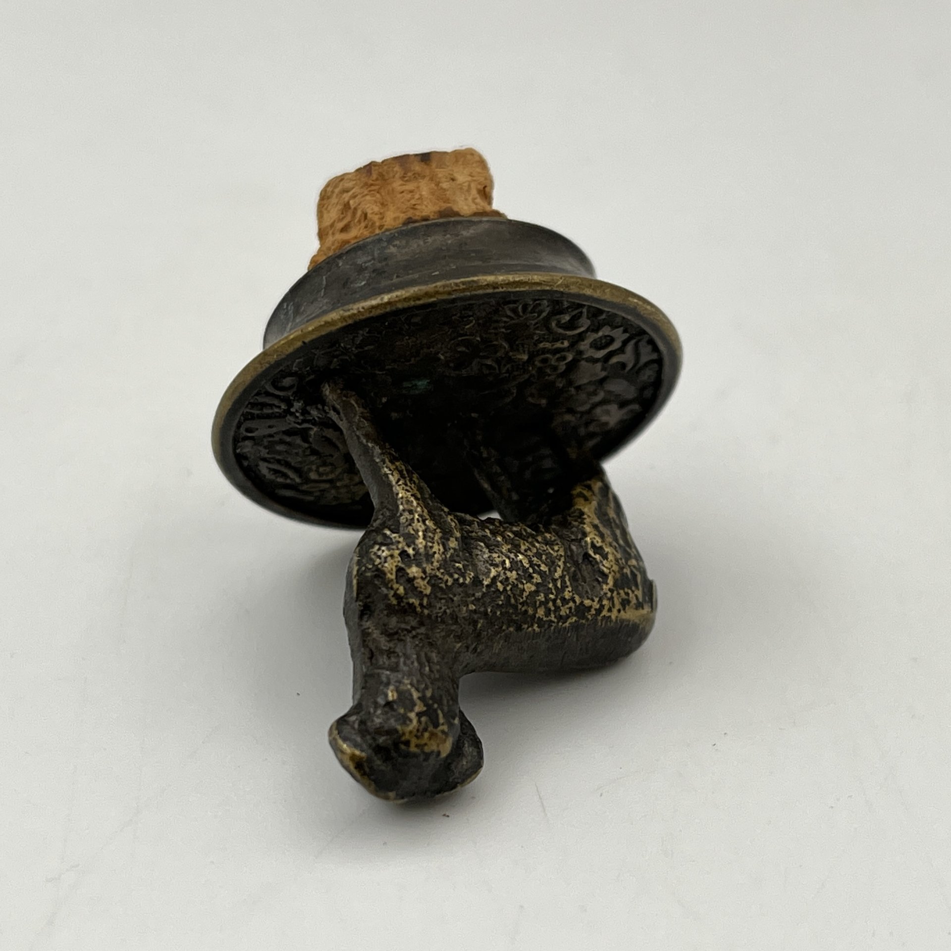 Пробка фигурная для штофа "Баран", металл, Западная Европа, 1900-1930 гг.