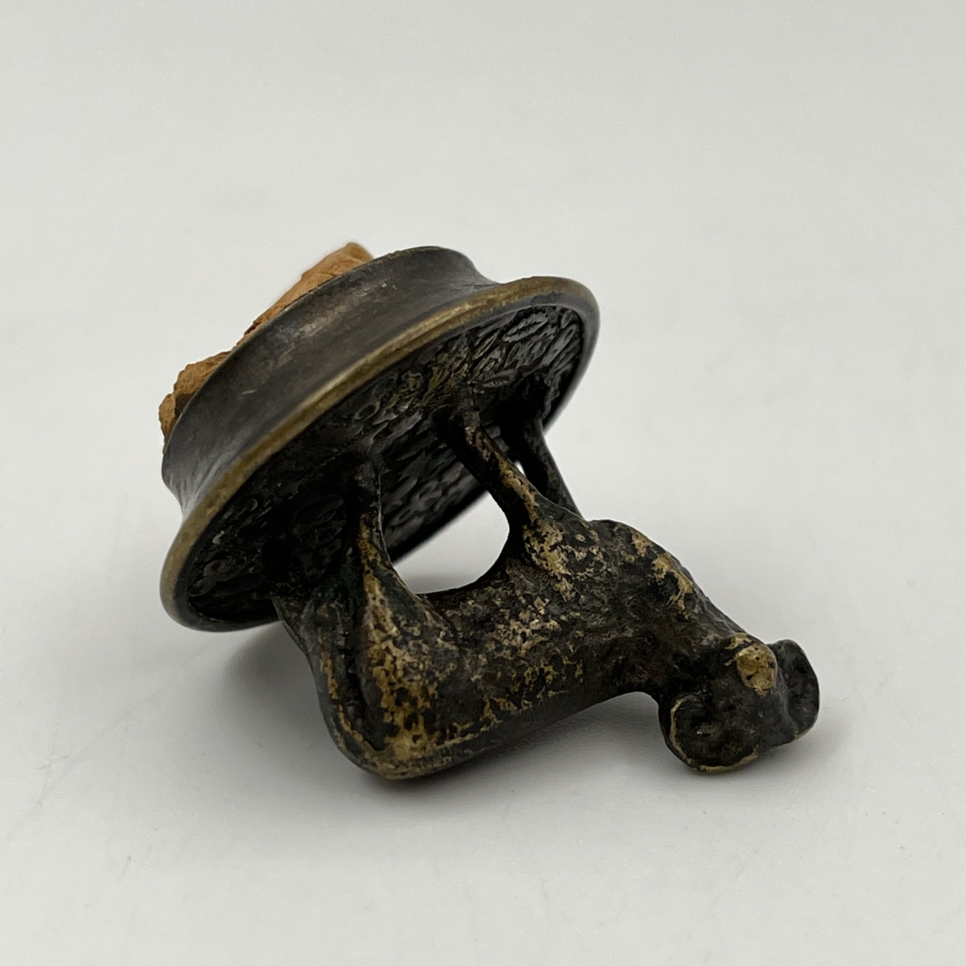 Пробка фигурная для штофа "Баран", металл, Западная Европа, 1900-1930 гг.