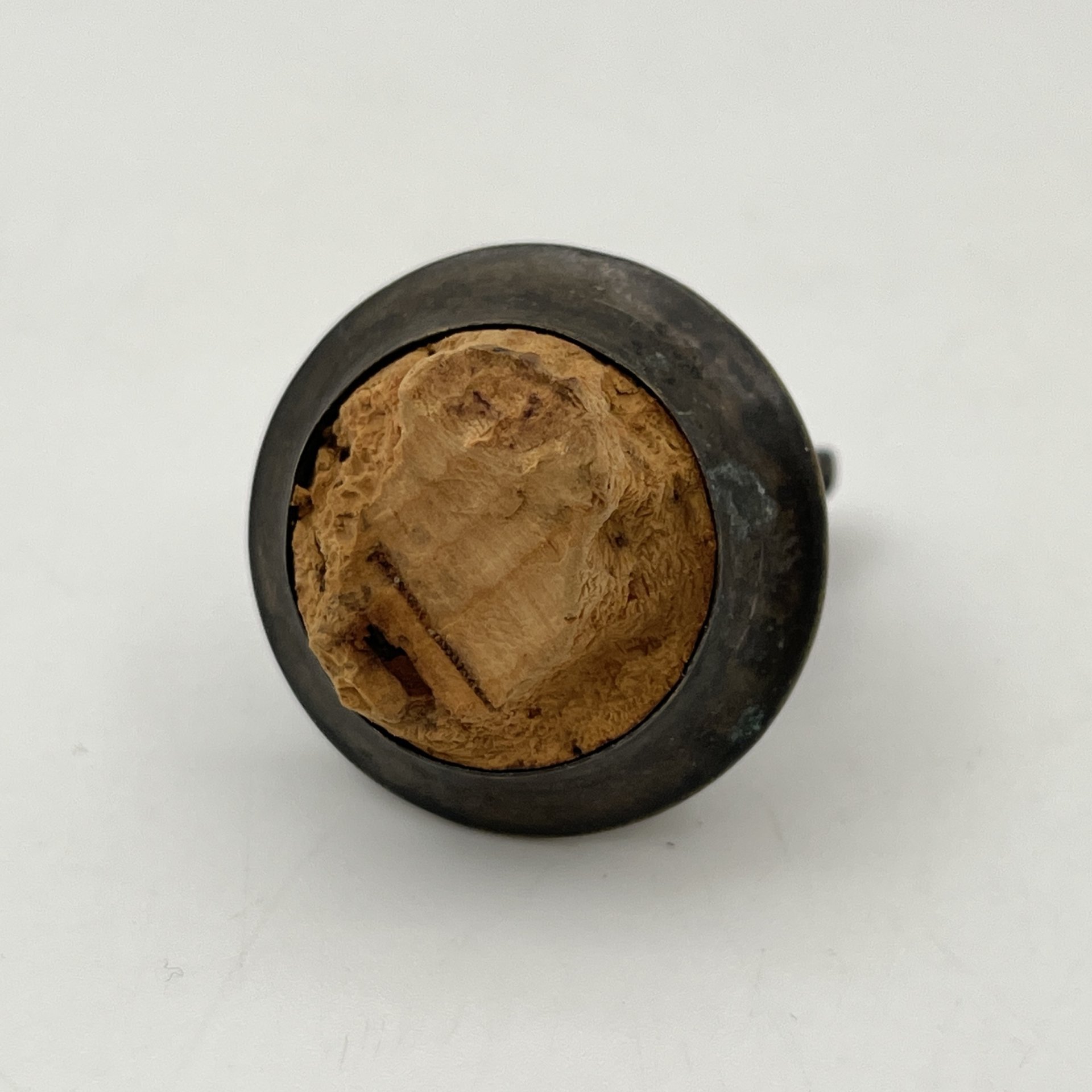 Пробка фигурная для штофа "Баран", металл, Западная Европа, 1900-1930 гг.